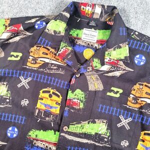 David Carey Shirt Mens XL Train Railroad Union Pacific Santa Fe